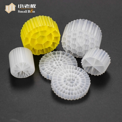 satın al PE38 Hareketli Yatak Biofilm Reaktörü Beyaz Doğal Renk Bakire HDPE Malzemesi Mbbr Taşıyıcı online manufacture