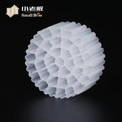 satın al PE37 HDPE malzemesi, atık su arıtma için beyaz plastik Mbbr Bio Filtre Medyası online manufacture