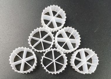 satın al MBBR BIOCELL Hidroponik atık su arıtma 6 oda 16*10mm beyaz renkte uzun ömürlü dolucu taşıyıcı online manufacture