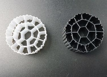 satın al Plastik K1 & K3 Biyo Ball Filtre Medyası Hdpe 25*12mm Ras Beyaz Renkli Biyo Taşıyıcı online manufacture