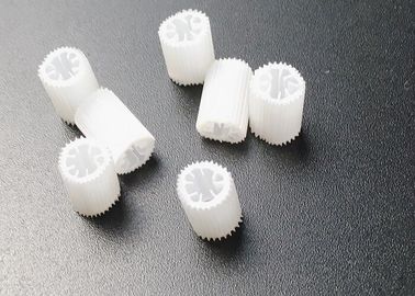 satın al Yedi delikli Biyo hücre filtresi medya HIPS beyaz renk malzeme plastik batırma filtresi medya havuz için online manufacture