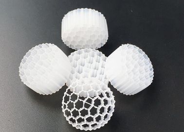 satın al RAS için bakire HDPE malzemesi ve beyaz siyah rengi olan özel formül MBBR filtre ortamı online manufacture