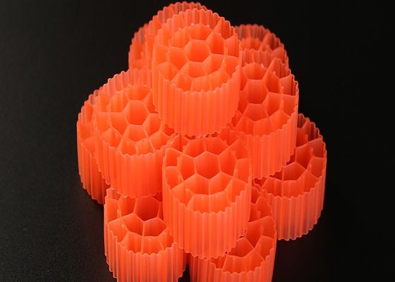 satın al Virgin HDPE malzemesi 19 delikli ve RAS için beyaz renkli plastik filtre ortamı online manufacture