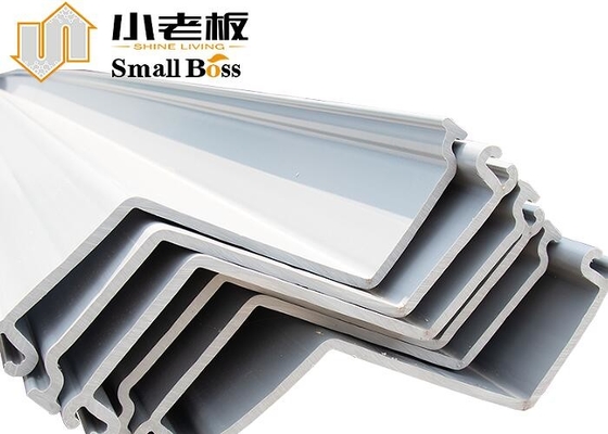 satın al Gri Renkli Vinyl PVC Yaprak Yığınları Özel Sel Koruması Z Tipi Ekstrüzyon online manufacture