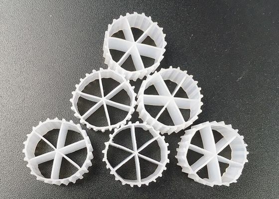MBBR BIOCELL Hidroponik atık su arıtma 6 oda 16*10mm beyaz renkte uzun ömürlü dolucu taşıyıcı
