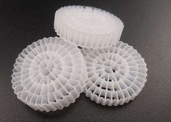 FDA 25 * 5mm K3 Kaldnes Media Mbbr Belediye Su Arıtma Yüzen Taşıyıcı