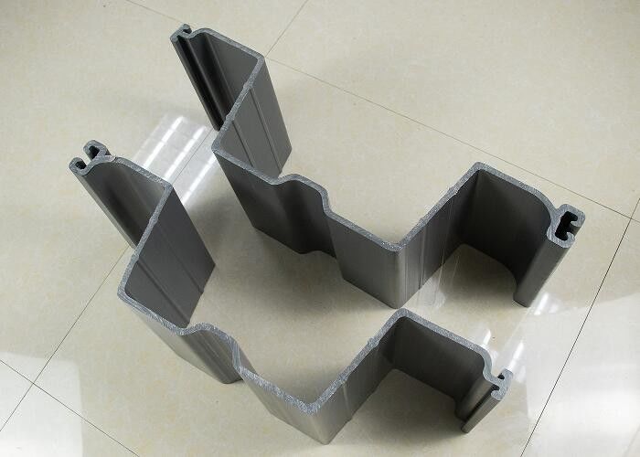 Plastik UPVC Pvc Yaprak Toplama Deniz Duvarları İçin Sivil İnşaat Gri Renk