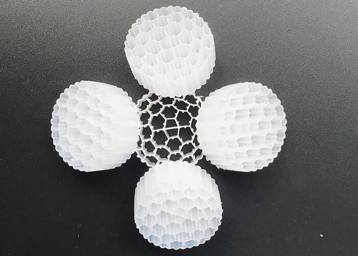 Activecell Biotube MBBR Plastik Filtre Medyası Beyaz Renk 800m2/M3