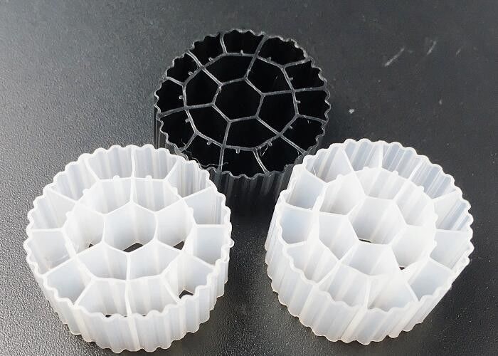 Bio Portlar Atık Su Uzay Düzme Filtre Medyası MBBR Çözümü