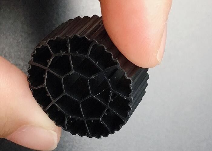 Bio Portlar Atık Su Uzay Düzme Filtre Medyası MBBR Çözümü