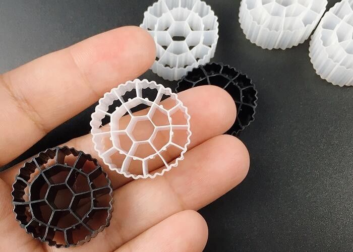 Hidrofilik mükemmel bakire plastik filtre MBBR taşıyıcı ortam
