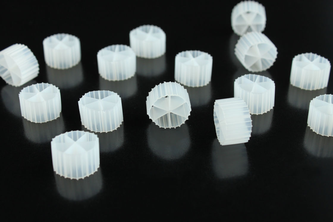 Aktif MBBR Bio Media K1 Beyaz Renkli Ve Bakir HDPE Malzemesi