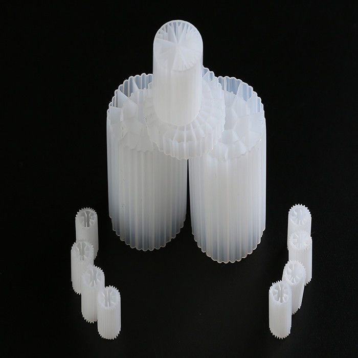 Uzun Yaşam Süresi MBBR Filtre Medyası 4 Delik Çevre Dostu