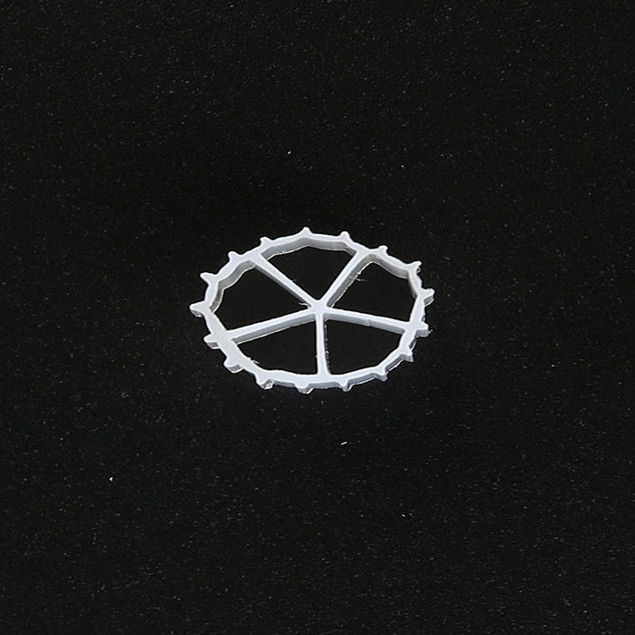 Beyaz 5 delikli bakire HDPE Filtre Medyası Uzun ömür 10mm X 7mm Boyut