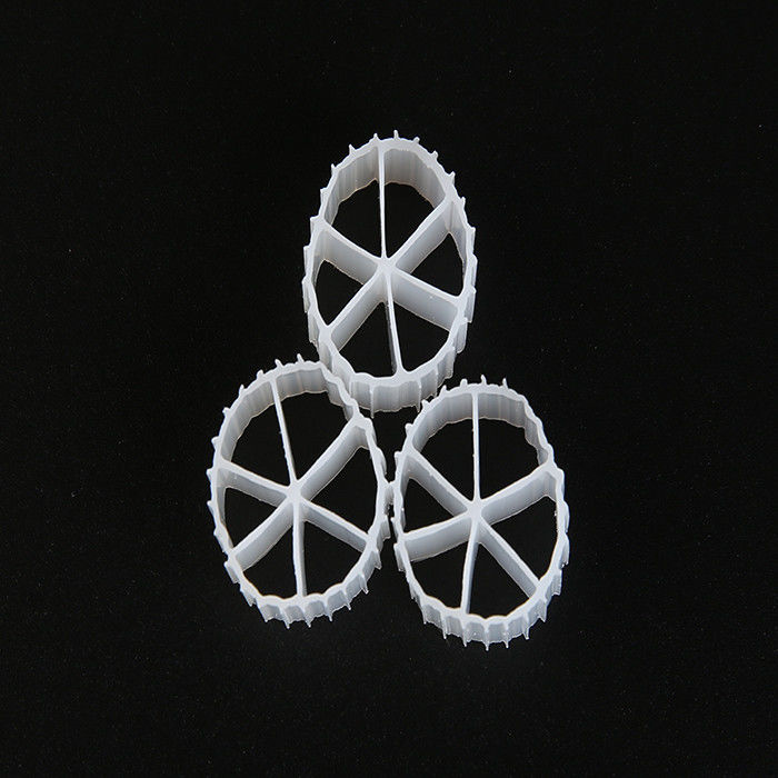 % 100 bakire HDPE Bio Filtre Medyası Atık su arıtma için beyaz renk