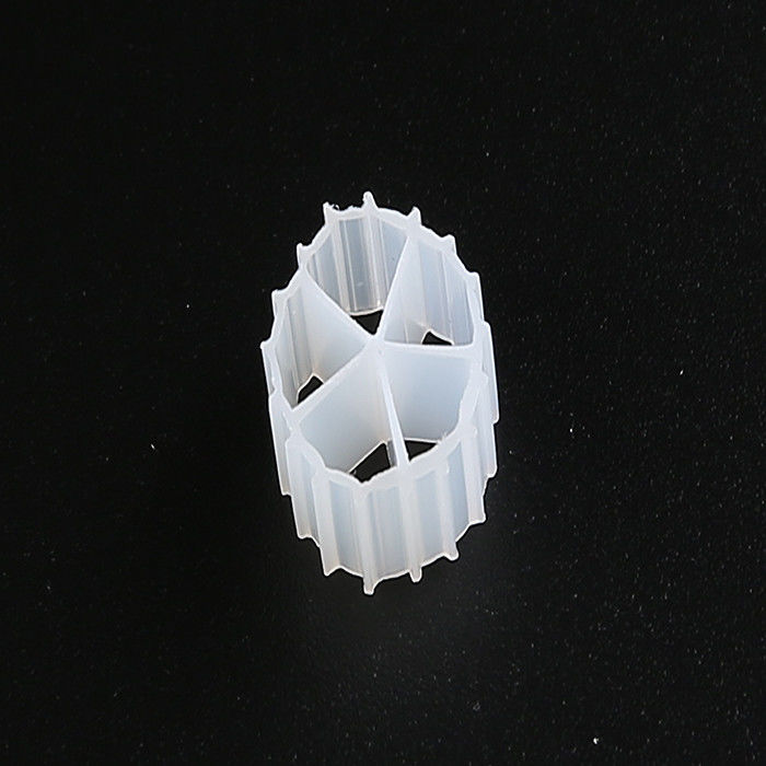 Doğal Renkli MBBR Filtre Medyası ve Bakir HDPE Malzemesi RAS 10 * 7mm için MBBR Bio Medyası
