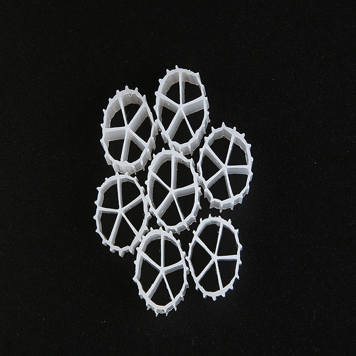 Doğal Renkli MBBR Filtre Medyası ve Bakir HDPE Malzemesi RAS 10 * 7mm için MBBR Bio Medyası