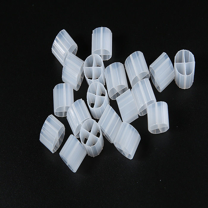 Yüksek verimlilikli MBBR Plastik Filtre Medyası Düşük enerji tüketimi MBBR biyo taşıyıcı