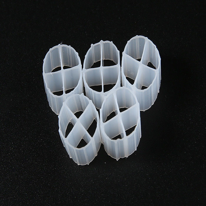 Beyaz yüzen filtre ortamı bakire HDPE malzemesi PE01 12mm X 9mm