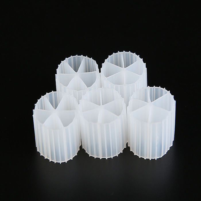 Kanalizasyon Arıtma MBBR Filtre Medyası 0.96 - 0.98g/Cm3 Ağ Renk Anaerobik Tank A/O Teknolojisi ile yoğunluk