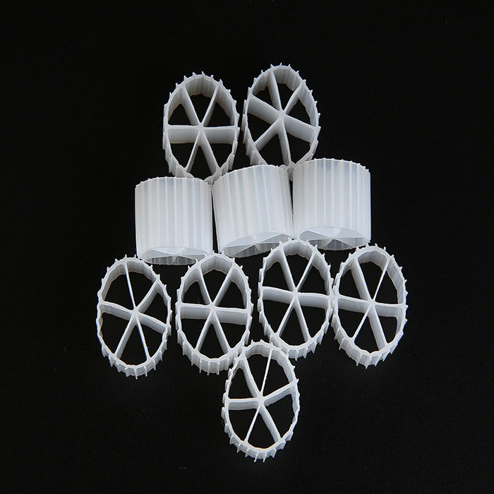 Çevre dostu Su arıtma MBBR Bio Media uzun ömürlü koruma teknolojisi Beyaz