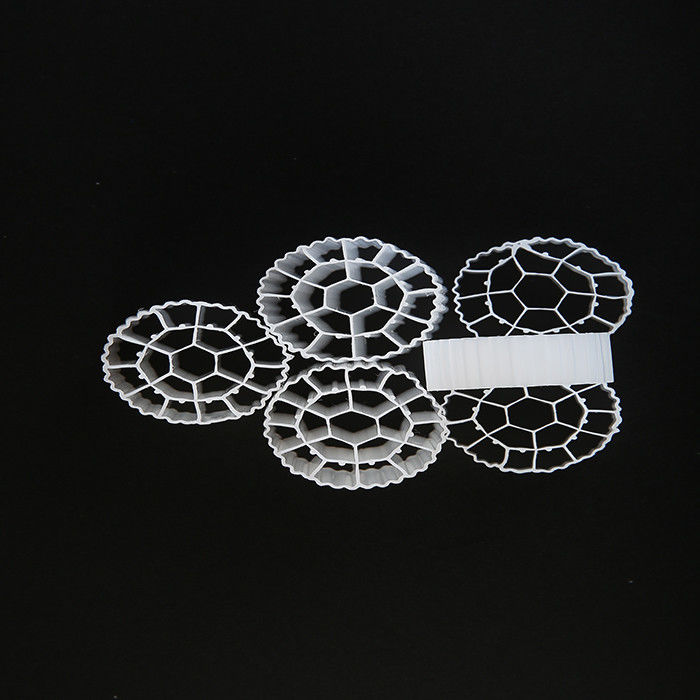 25mm X 10mm Boyut Plastik Filtre Medya Bakire HDPE Malzemesi MBBR Bio Toplar