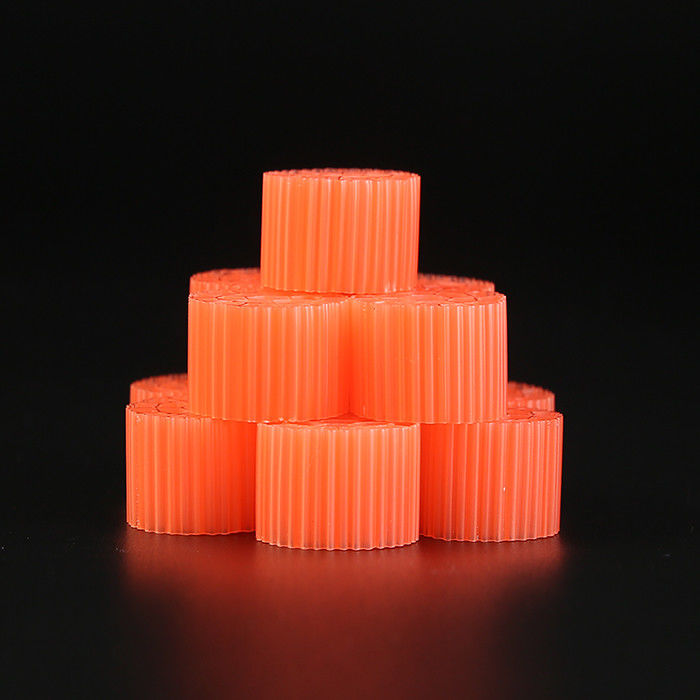 MBBR Biofilter Medyası Plastik Filtre Medyası 0.96 - 0.98g/cm3 yoğunluk ve beyaz renk