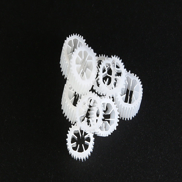 Yedi delikli Biyo hücre filtresi medya HIPS beyaz renk malzeme plastik batırma filtresi medya havuz için