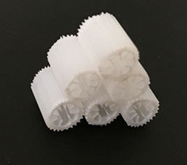 Yedi delikli Biyo hücre filtresi medya HIPS beyaz renk malzeme plastik batırma filtresi medya havuz için