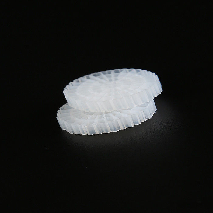 RAS Beyaz Plastik Filtre Medyası MBBR K5 Balık Çiftliği, Su Temizliği için