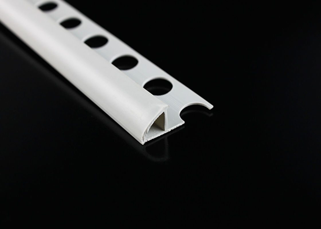 PVC Tile Trim Dış Köşesi Boncuk 6mm Yükseklik Köşesi Koruyucu Pas Dayanıklı