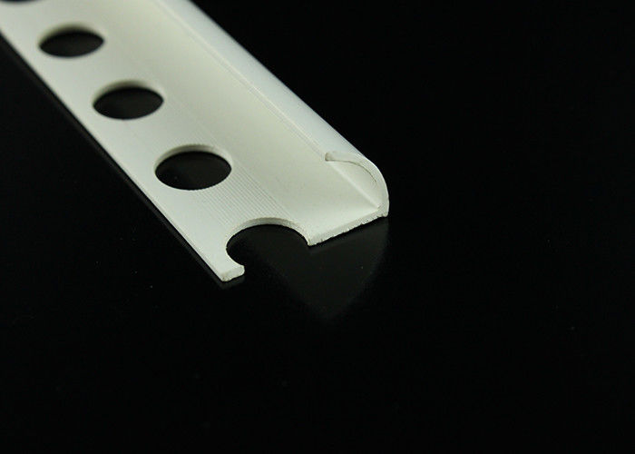 PVC Tile Trim Dış Köşesi Boncuk 6mm Yükseklik Köşesi Koruyucu Pas Dayanıklı
