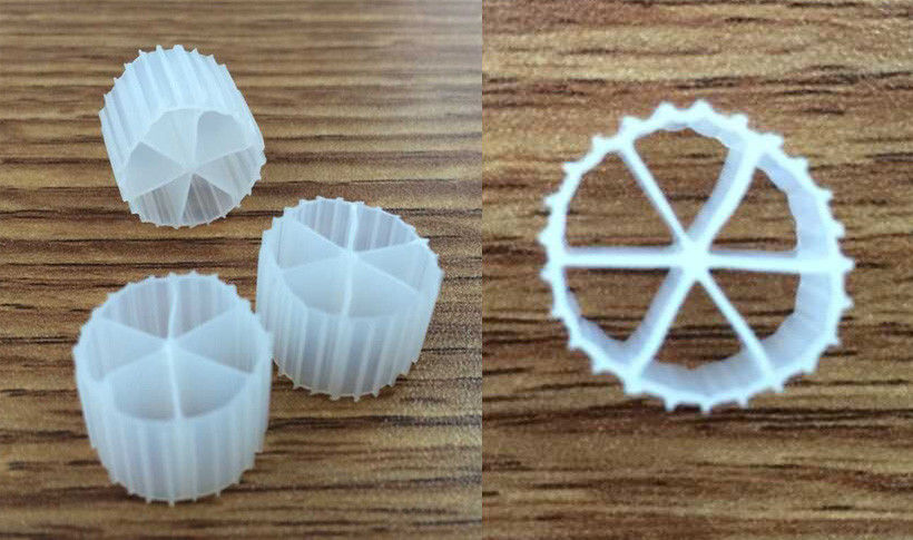 Uzun kullanım süresi MBBR Su Arıtma K1 RAS için bakire HDPE malzemesi ile filtre