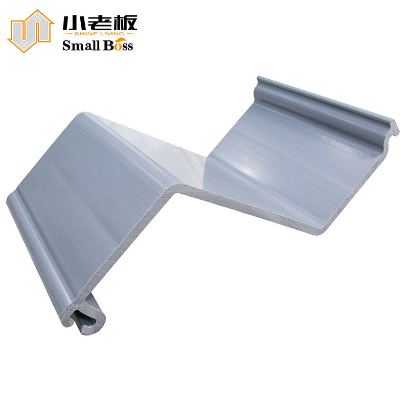 Maliyet Çözümlü Deniz Duvarı Vinil Yaprak Yığın Panelleri 10mm 11mm Z Tipi PVC Yaprak Yığınları
