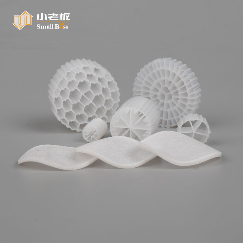 Çöplük Su Arıtma Tesisi Mbbr Biyolojik Toplar Filtre Medyası Mbbr Plastik Su Arıtma Taşıyıcı Mbbr