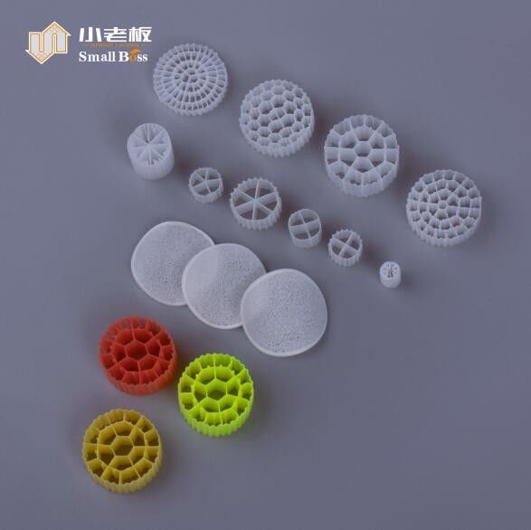 Mbbr Medya Biofilm PE38 Mikro Medya Biyolojik Filtre Mbbr Atık su arıtma