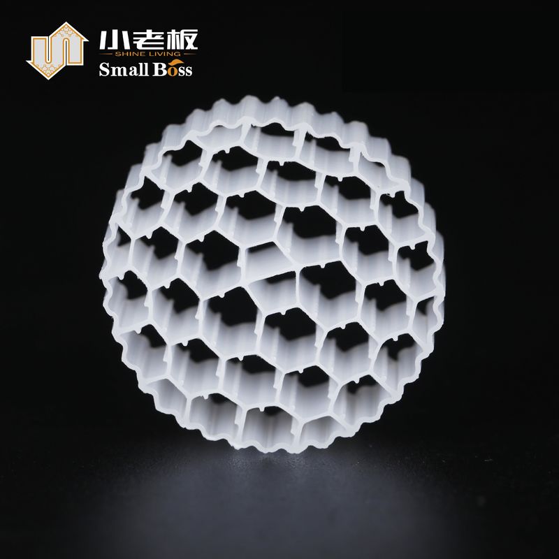 PE38 Profesyonel Plastik Filtre Medyası HDPE Malzemesi Akvaryum Biyo Medyası