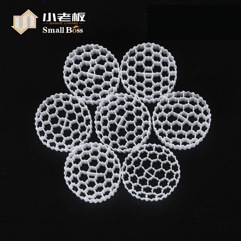 Plastik PE38 Malzeme Plastik Biofilter Medya MBBR Atık Su Arıtma için Biyo Taşıyıcı