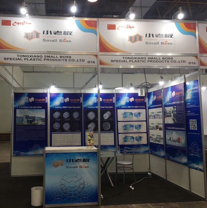 Virgin HDPE Malzemesi Beyaz Renkli MBBR Filtre Su Arıtma için Bio Medya