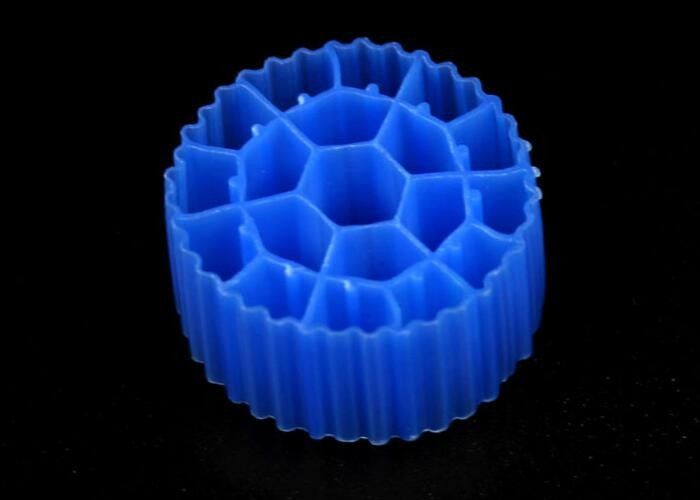 Plastik MBBR Biyo hücre BIO Topları RAS Şok Direnci için Filtre Medyası
