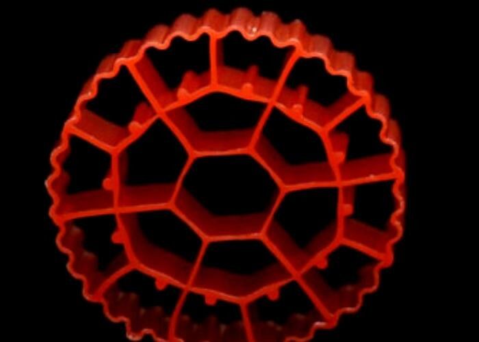 MBBR Biyo Filtre Medyası, Atık Sular için Beyaz Renkli Ve Bakir HDPE Malzemesi