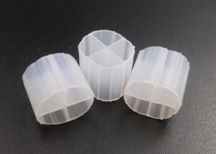 Yüksek verimlilikli MBBR Plastik Filtre Medyası Düşük enerji tüketimi MBBR biyo taşıyıcı