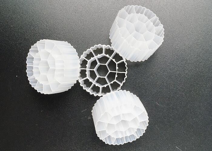 Beyaz Renk 25*12mm Mbbr Bio Media Ifas İşlem Bod Kabuklu Kaldırma