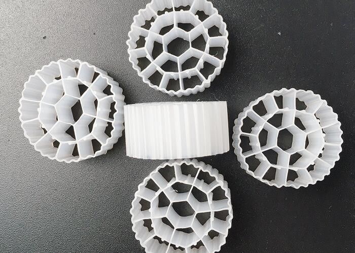 Plastik K1 & K3 Biyo Ball Filtre Medyası Hdpe 25*12mm Ras Beyaz Renkli Biyo Taşıyıcı