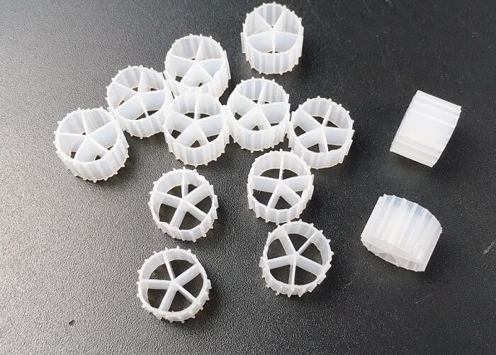 10*7mm MBBR Bio Carrier FAB Media Bio Cell Media Su Arıtma A / O Süreci