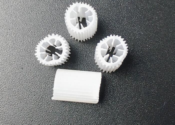 Aerobic Tank K3 Bio Media MBBR Media Hareketli Yatak Biyolojik Filtre 5*10mm Beyaz Renk