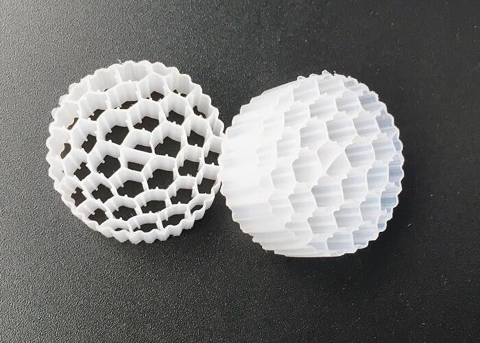 Plastik Biyo MBBR Su Arıtma FAB / Filtre Filtresi Paketleme Yüzen Medya 25 * 12mm