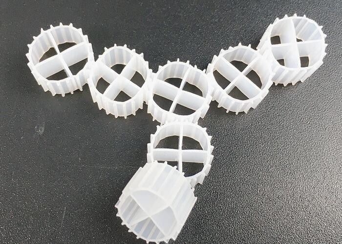 Kanalizasyon Arıtma Beyaz MBBR Bio Medya Hareketli Yatak Filtresi Akvaryum