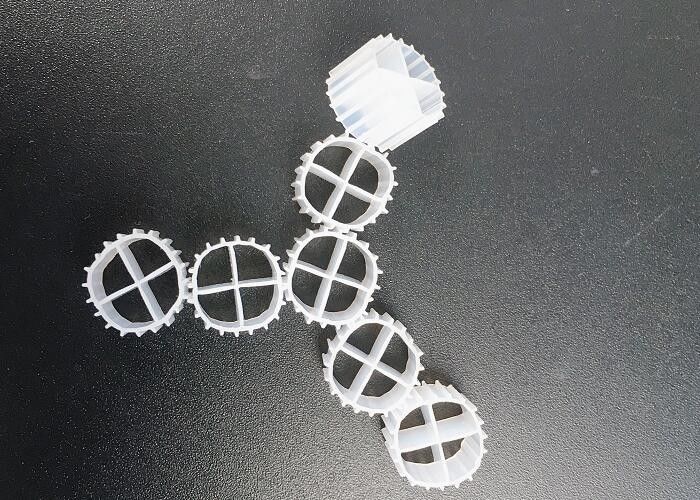 CE onay K1 Kaldnes Filtre Medyası MBBR Atık su arıtmasında biyofilm