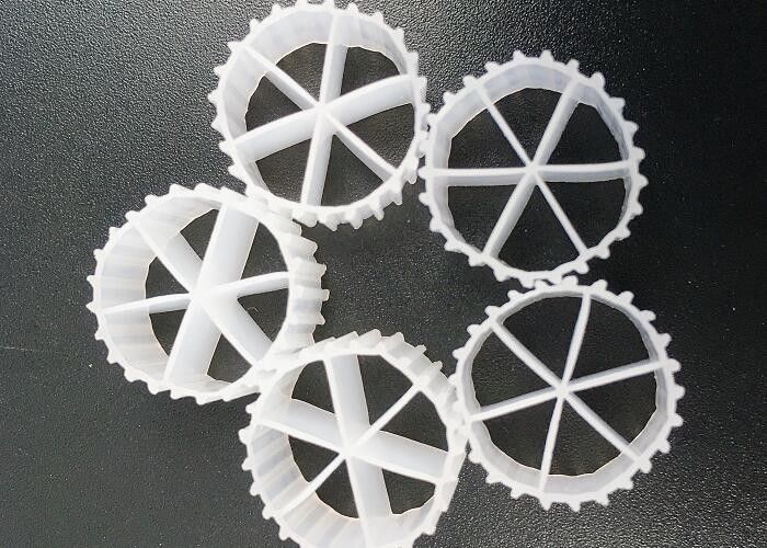 16 mm X 10 mm hidrofilik yüzen filtre ortamı bakire HDPE malzemesi MBBR